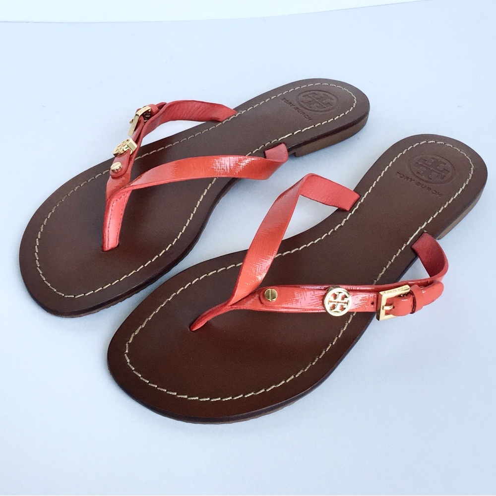 Tory Burch Monogram Flat Sandal - Picture 2 of 13